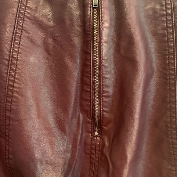 Free People Elegant Burgundy Skirt - Picture 7 of 7